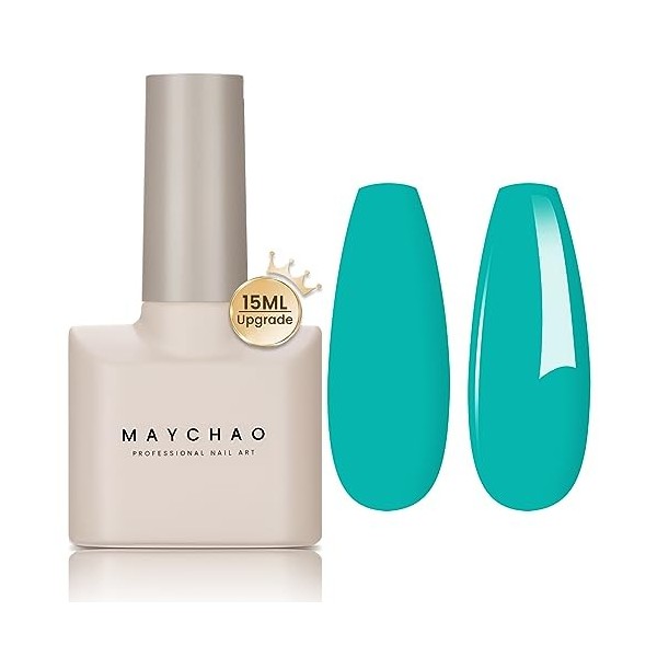 MAYCHAO Vernis à ongles gel 15 ml - Marmelade - Vernis à ongles gel soak off UV LED pour débutant à la maison - Pour débutant