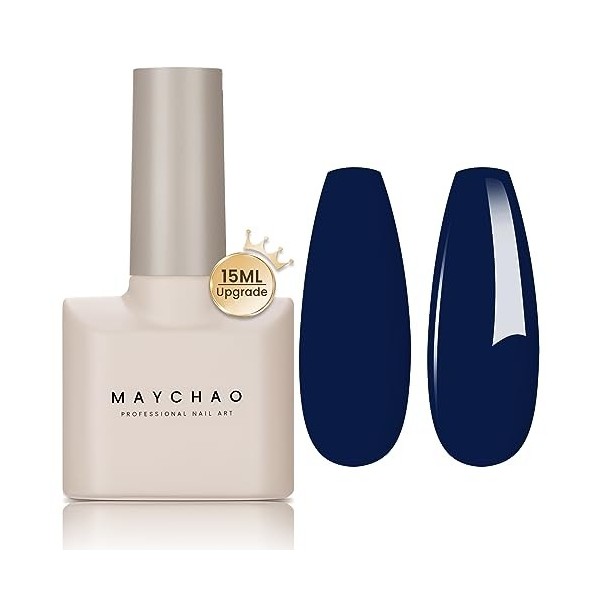 MAYCHAO Vernis à ongles gel 15 ml - Marmelade - Vernis à ongles gel soak off UV LED pour débutant à la maison - Pour débutant