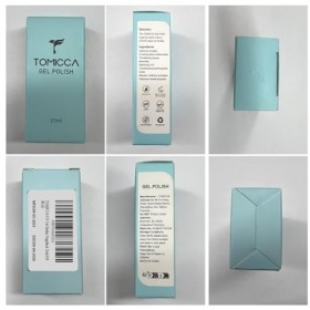 TOMICCA Vernis Semi Permanent, 15ml Vernis Gel UV Semi Permanent Nail Art Gel Pourpre Soak Off UV LED Vernis-Gel Manucure, Po