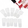 FROSTINE Lot de 10 protections transparentes pour ongles - Pour manucure - F246