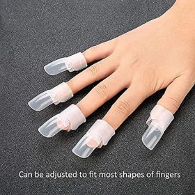 FROSTINE Lot de 10 protections transparentes pour ongles - Pour manucure - F246
