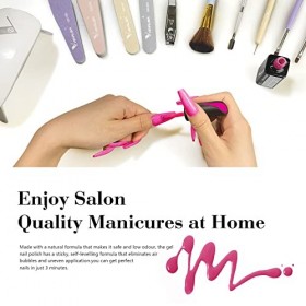 VENALISA Vernis Semi Permanent Rose pêche Peachy Pink Vernis à ongles Gel Couleur Naturel Gel Nail Polish UV LED Soak Off Ver