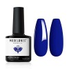 modelones Vernis Semi Permanent Bleu,15ml Vernis à Ongles, Nail Art Vernis Gel Uv Semi Permanent, UV LED Soak Off Nail Design