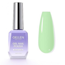 Gellen 18 ml Vernis Semi Permanent Vernis Gel UV Vernis Coffret ernis Soak Off Manucure Nail Art Couleur Vert Série Couleur J