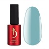 Rubber Base Gel Nail Polish Color UV/LED Soak Off - Base semi-permanente, Vernis gel coloré, kit de manucure Blue - 7 ml 