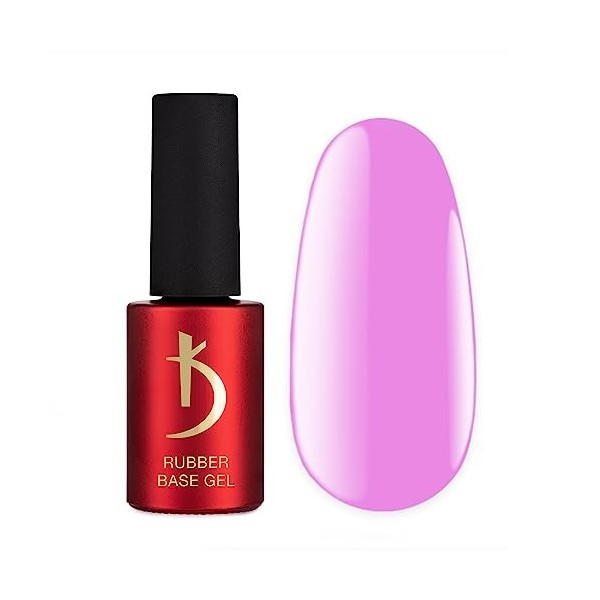 Rubber Base Gel Nail Polish Color UV/LED Soak Off - Base semi-permanente, Vernis gel coloré, kit de manucure Blue - 7 ml 