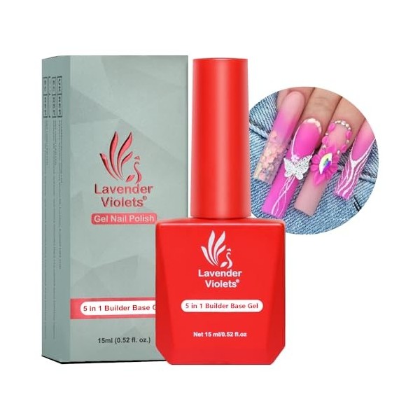 Lavender Violets 15ml Vernis à Ongles Gel Sèche Ongles Lampe UV LED pour durcir Manucure Pédicure Contenu plus large Qualité 