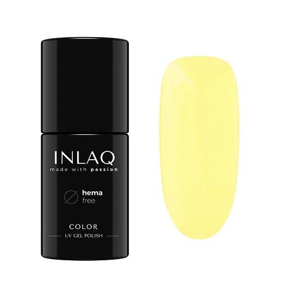 INLAQ® HEMA Free UV Nail Polish Raspberry Touch 6 ml - Vernis à ongles en gel exempt de HEMA - Vernis à gel UV dans différent