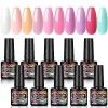 COSCELIA Gel Vernis à ongles Set 10 U V Vernis à ongles Set 7ML U V Vernis à ongles Gel Nail Art Gel Nail Vernis Kit Nail Art