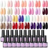 COSCELIA Gel Vernis à ongles Set 10 U V Vernis à ongles Set 7ML U V Vernis à ongles Gel Nail Art Gel Nail Vernis Kit Nail Art