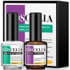 COSCELIA Base Coat Top Coat Matte Coat UV Gel Nail Polish Base Coat & Top Coat Set Sous-vernis et sur-vernis pour ongles