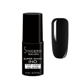 Sincero Salon- Super Shiny INO Top Coat Semi Permanent - Vernis Semi Permanent - Lisse Les Irrégularités - Vernis à Ongles - 