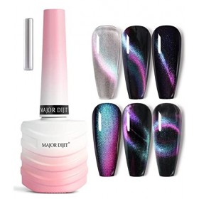 5D cat eye gel vernis à ongles holographique Aurora Nail Art Gel vernis à ongles 15ml / 0.5fl OZ Galaxy brillant vernis à ong