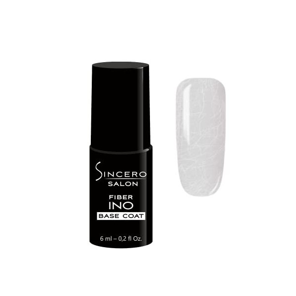 Sincero Salon – Fibre de verre Gel Base INO – Durcisseur pour ongles – Vernis à ongles UV – Vernis à ongles gel pour protecti