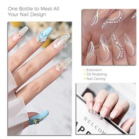 BURANO Solid Nail expansion gel Building gel pour ongles, Solid State Building gel pour ongles, gel anti - adhésif UV pour on