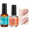 Lot de 2 apprêts pour vernis à ongles en gel - Déshydrateur et apprêt naturel sans acide - 15 ml - Séchage à lair libre - Po