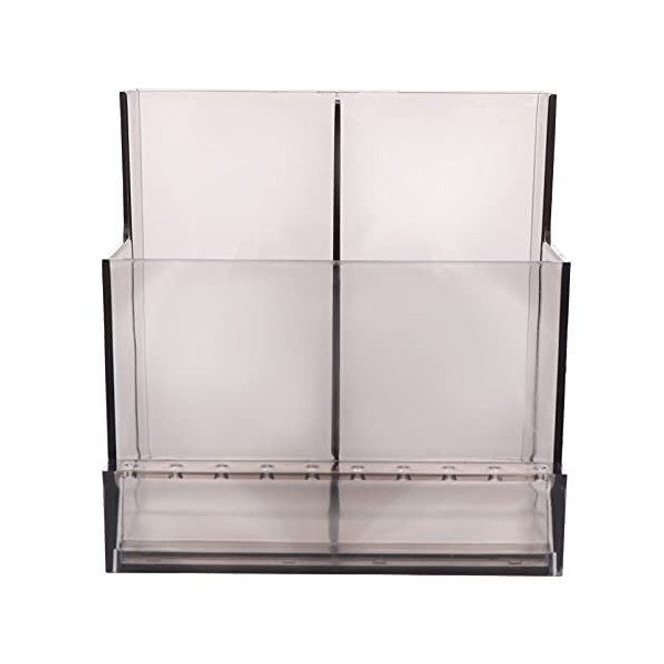 Healifty Porte-embouts pour forets à ongles - Organisateur de manucure - Boîte transparente pour pinceaux de maquillage