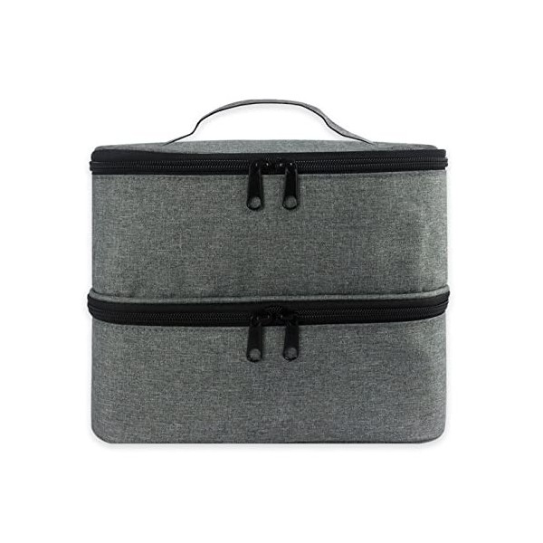 Sac de rangement pour vernis à ongles, double couche pour vernis à ongles, étui de rangement de voyage personnalisé pour vern