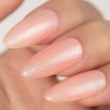 BURANO Vernis à ongles en gel pailleté, vernis à ongles en gel pailleté rose nude, vernis à ongles en gel pailleté de couleur