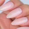 BURANO Vernis à ongles en gel pailleté, vernis à ongles en gel pailleté rose nude, vernis à ongles en gel pailleté de couleur