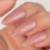 BURANO Vernis à ongles en gel pailleté, vernis à ongles en gel pailleté rose nude, vernis à ongles en gel pailleté de couleur...