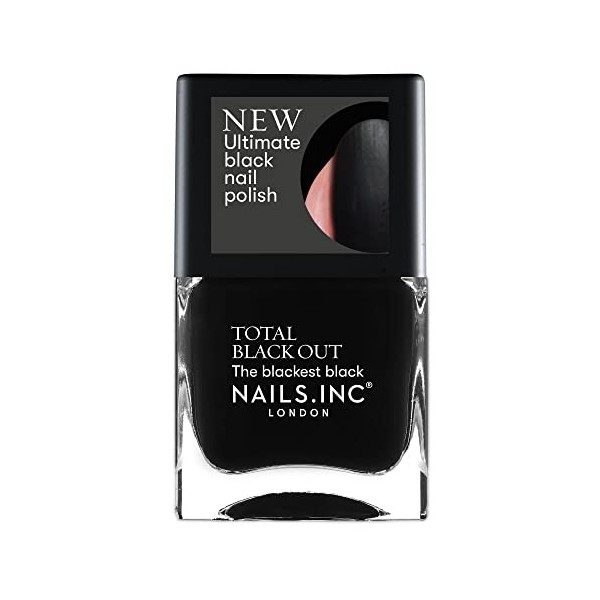 Nails.INC Blackfriars Matte Black Le Vernis à Ongles