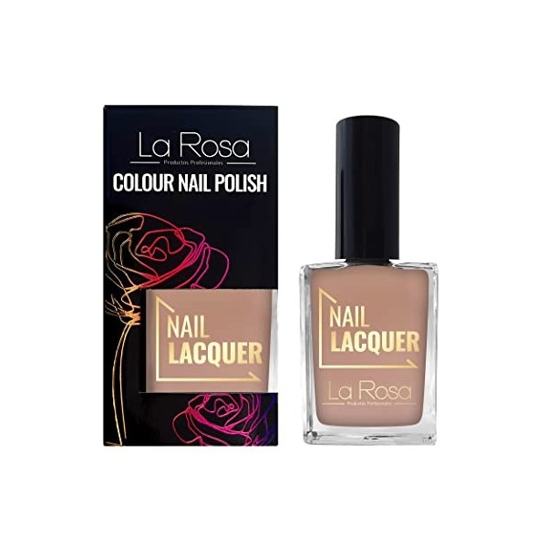 La Rosa Productos Profesionales Vernis à Ongles Couleur Énergétique avec Bonne Couverture Formule Durable Bonne Consistance A