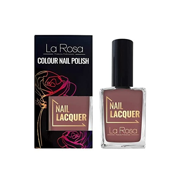 La Rosa Productos Profesionales Vernis à Ongles Couleur Énergétique avec Bonne Couverture Formule Durable Bonne Consistance A