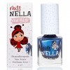 Miss Nella Youre so special– Vernis à ongles bleu spécial avec des paillettes pour enfants, formule Peel-off, à base deau e