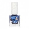 Miss Nella Youre so special– Vernis à ongles bleu spécial avec des paillettes pour enfants, formule Peel-off, à base deau e