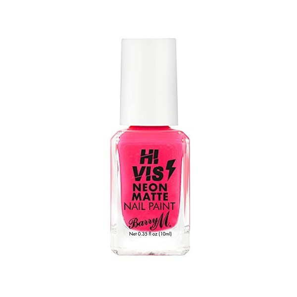 Barry M Cosmetics Hi Vis Vernis à ongles fluo mat - Rose Pink Electro 