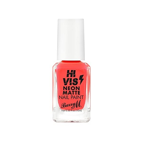 Barry M Cosmetics Hi Vis Vernis à ongles fluo mat - Rose Pink Electro 