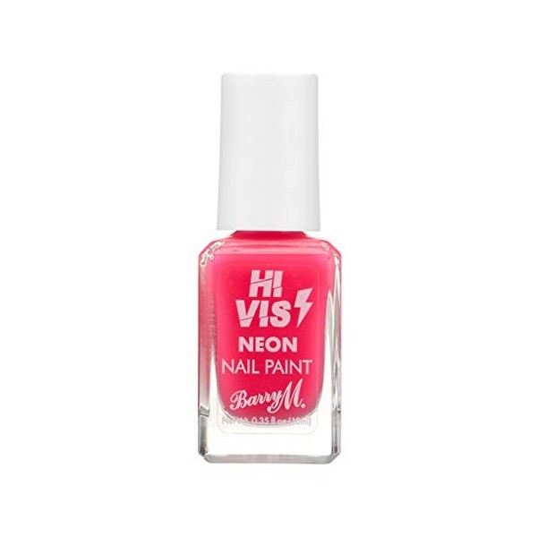 Barry M Cosmetics Vernis à ongles fluo haute visibilité Rose Venom