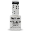 Andreia Professional NutriColor - Vernis à Ongles Vegan Respirant - Couleur NC33 Turquoise Clair dAndreia 10.5ml - Nail Art 