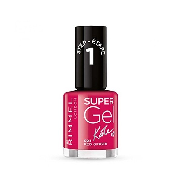 Rimmel - Vernis à Ongles Super Gel - Couleur et Brillance - Longue Tenue - 001 Basic B - 12ml