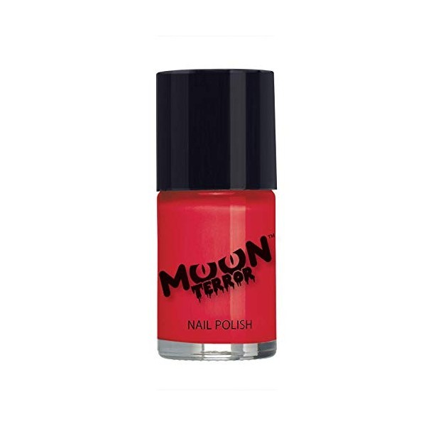 Moon Terror Vernis à ongles Halloween | Maquillage SFX, Maquillage Effets Spéciaux, Vernis à Ongles, Black Midnight, 14 ml P