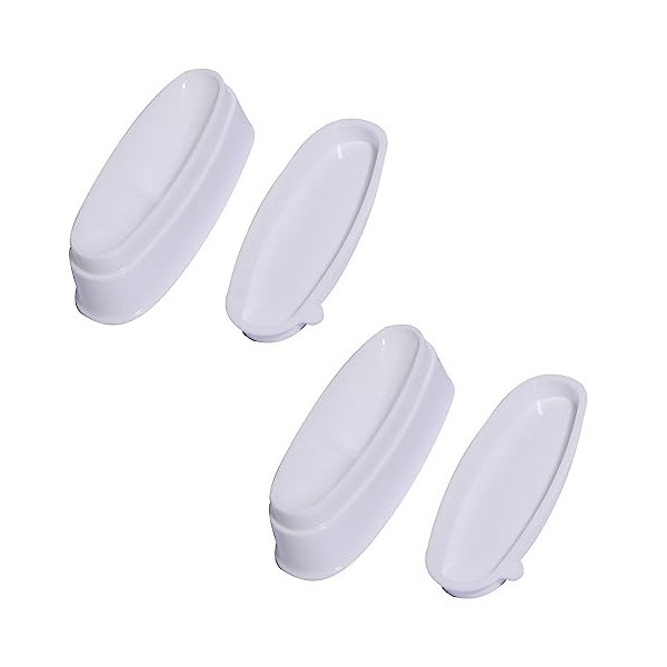 Lot de 2 conteneurs de poudre de trempage pour ongles - Plateau de trempage pour poudre à ongles utilisé pour recueillir la p