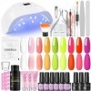 Set for Nail All For Manucure Gift Starter Kit Home DIY