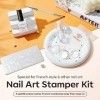 Modelones Kit tampon ongle nail art