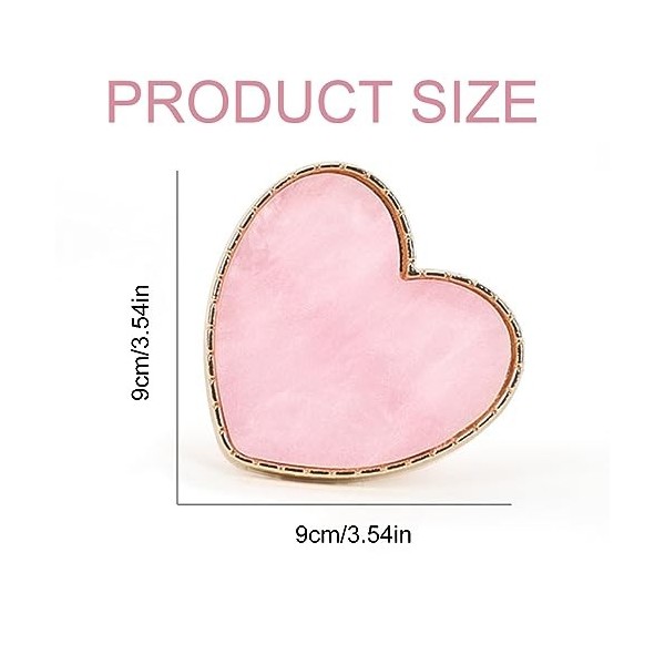 2 Pièces Nail Art Palette Résine Nail Mix Palette Coeur Forme Manucure Peint Vernis À Ongles Couleur Mélange Outil Manucure D