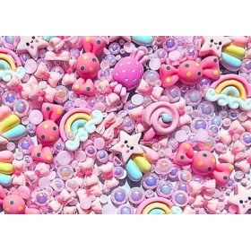 Kawaii Lot de breloques pour nail art