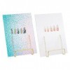 nbeads 2 Ensembles 2 Couleurs Nail Art Montrant Les Supports, Tableau Acrylique dart DOngle DOndulation deau DAurore ave