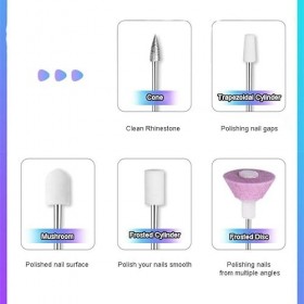 zalati électrique Nail Driver set Nail Driver set acrylique vernis à ongles gel Removal Tool pour Nail Art beauté