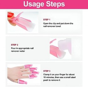 Kit de pinces à ongles en gel, lot de 10 pinces à ongles, repousse-cuticules et éplucheur à cuticules, pince à cuticules, pou