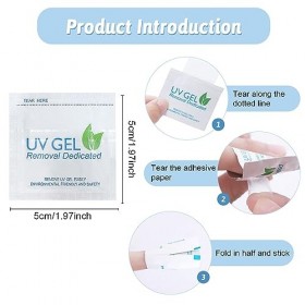 Lot de 200 lingettes nettoyantes pour vernis à ongles, lingettes nettoyantes pour vernis gel, lingettes brillantes pour ongle