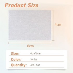 Ruzister® 400 pièces dissolvant de Vernis à Ongles, lingettes Non pelucheuses pour dissolvant de Vernis à Ongles en Gel Super