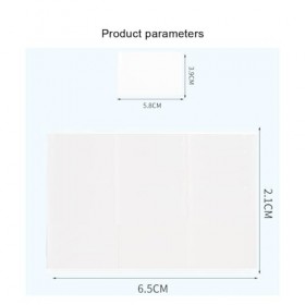 JITNGA 450 Pièce Gel pour Ongles Lingettes Dissolvables Blanches pour Ongles Dissolvant De Gel pour Ongles Lingettes Non Pelu