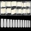 240 Pcs Faux Ongles Transparent, Capsules dOngles Longs, Full Cover Press On Nails, Ongles Ballerine, Bout dOngles Français