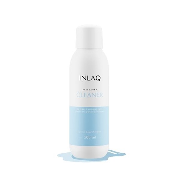 INLAQ® Nail Cleaner UV | Dissolvant pour vernis à ongles | Semi Permament Nettoyant | 500 ml | UV Gel Polish Nailcleaner | UV