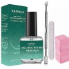 Gel Kit de décapant de vernis à ongles - 15ML décapant de vernis à ongles avec lime à ongles, poussoir à cuticules, coton-tig